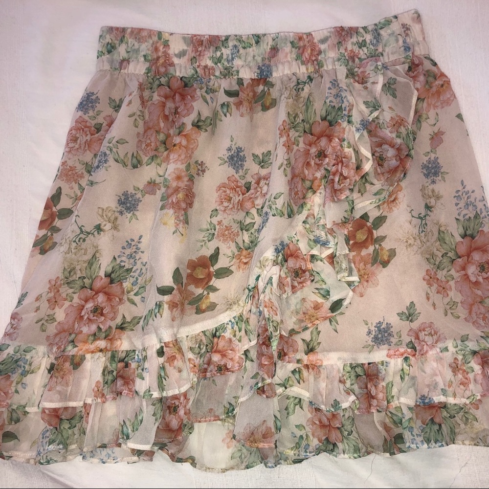 Zara Floral Skirt